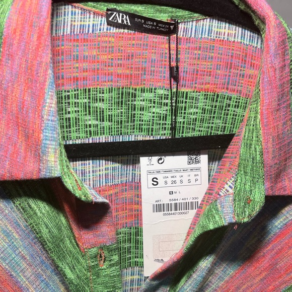 SWEET COLORS SUMMER DRESS // ZARA // size small 💖 - Picture 2 of 3